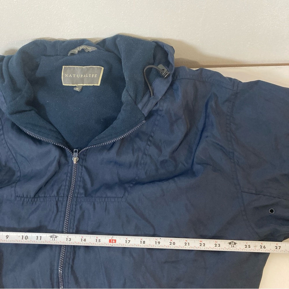 NATURAL LIFE Blue Hooded Jacket - Picture 8 of 16